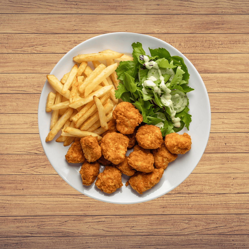 Kylling nuggets tallerken